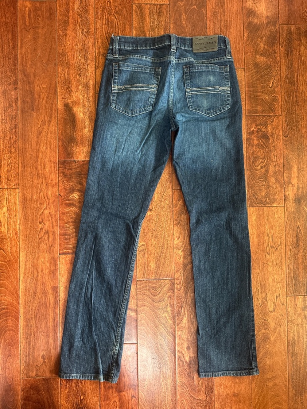 Men's Cody James  Dark Blue Bootcut Jeans 30x34